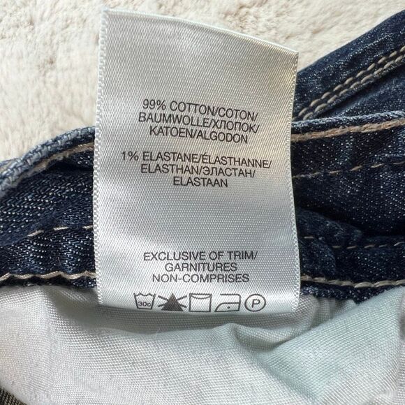 Silver Jeans Mens 34x32 Blue Gordie Loose Fit Straight Leg Faded Dark Wash Denim - Picture 4 of 11